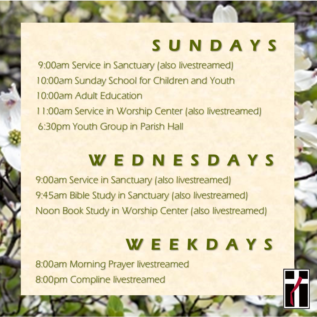 April Schedule 22
